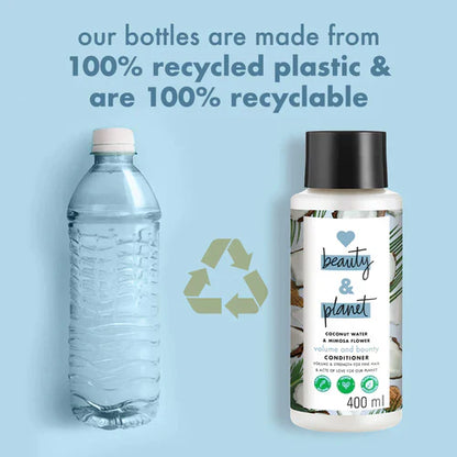 Conditioner Bottle Made From Recycled Plastic