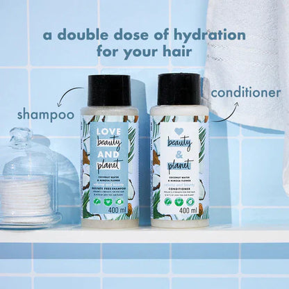 Double Dose of Hydration with Shampoo & Conditioner