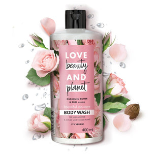 Murumuru Butter and Rose Moisturizing Body Wash - 400ml